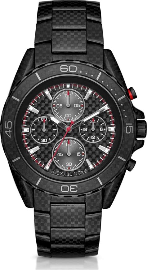 michael kors carbon fiber watch|michael kors clearance outlet.